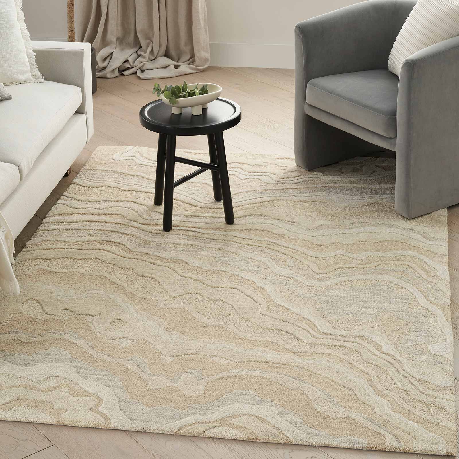 Nourison tapete Graceful GRU01 BEIGE 5x7 099446939074 interior 1