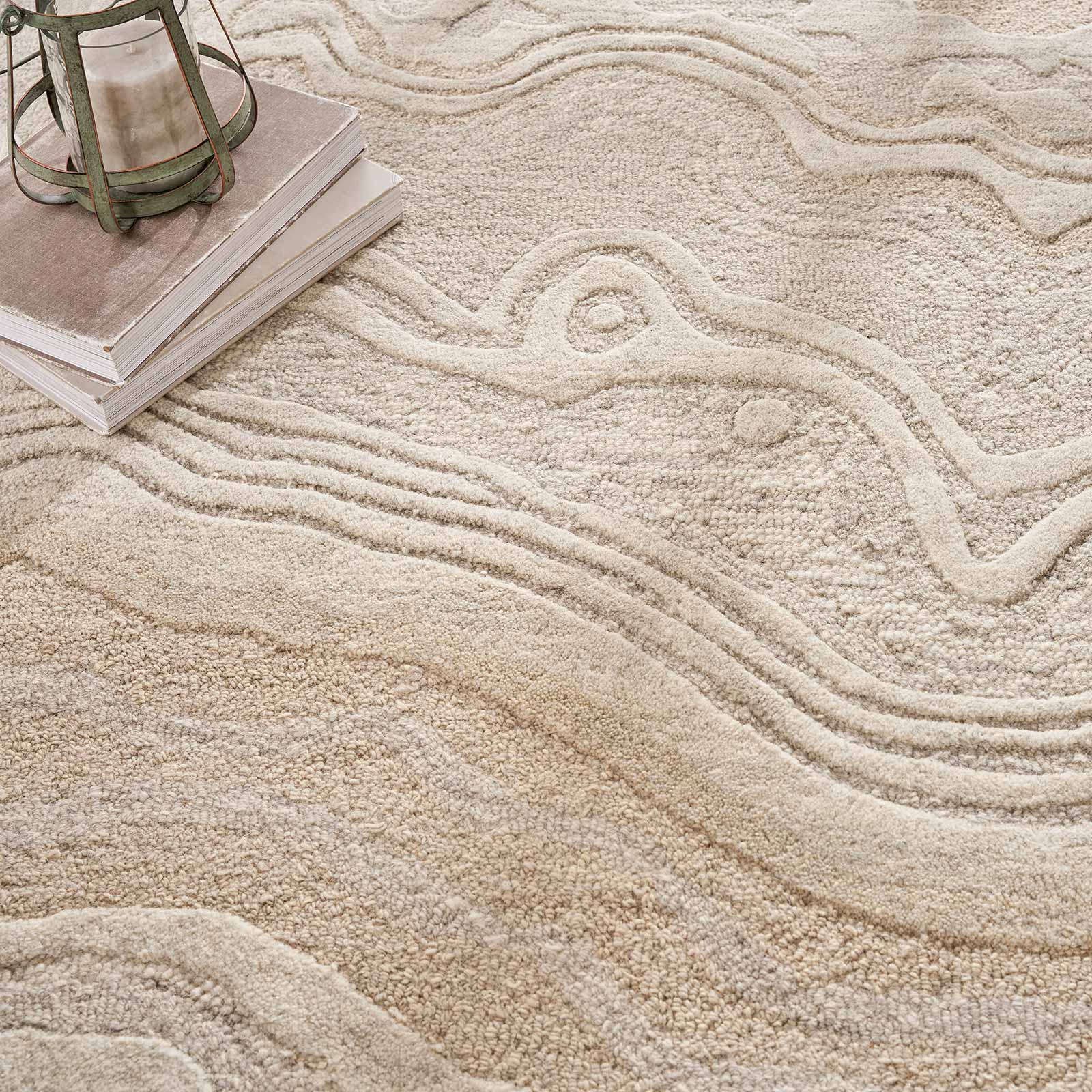 Nourison tapete Graceful GRU01 BEIGE 9x12 099446939098 interior 2