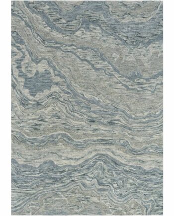 Nourison tapete Graceful GRU01 BLUE 5x7 099446939128