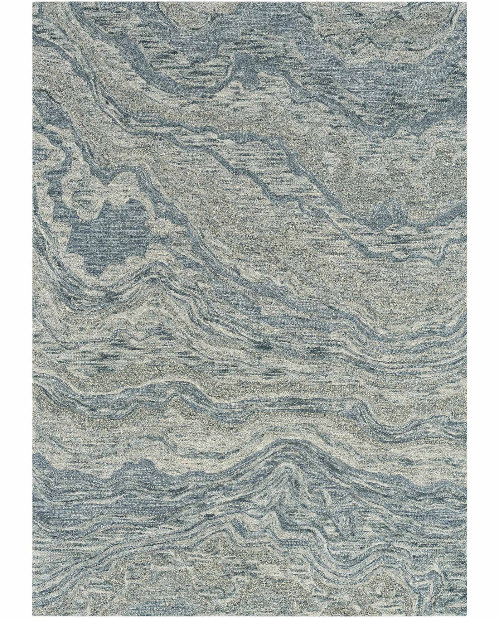 Nourison tapete Graceful GRU01 BLUE 5x7 099446939128