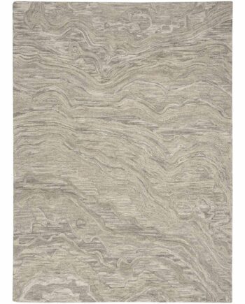 Nourison tapete Graceful GRU01 GREY 5x7 099446939173