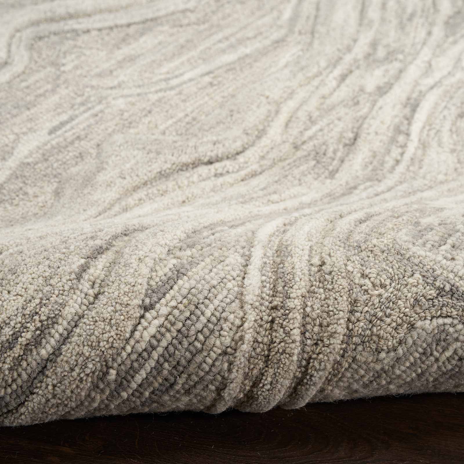 Nourison tapete Graceful GRU01 GREY 5x7 099446939173 texture 1