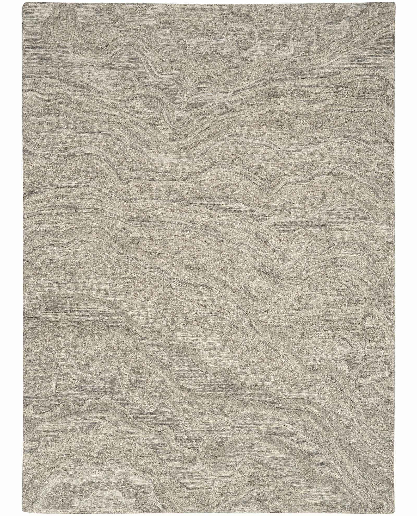 Nourison tapete Graceful GRU01 GREY 5x7 099446939173