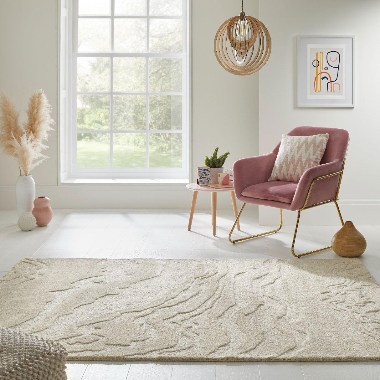 Nourison tapete Graceful GRU01 IVORY 5x7 099446939227 5