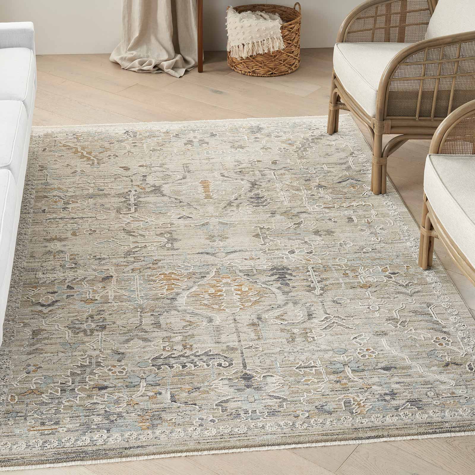Nourison tapete Lynx LNX02 IVTAU IVORY TAUPE 5x8 099446083227 interior 1