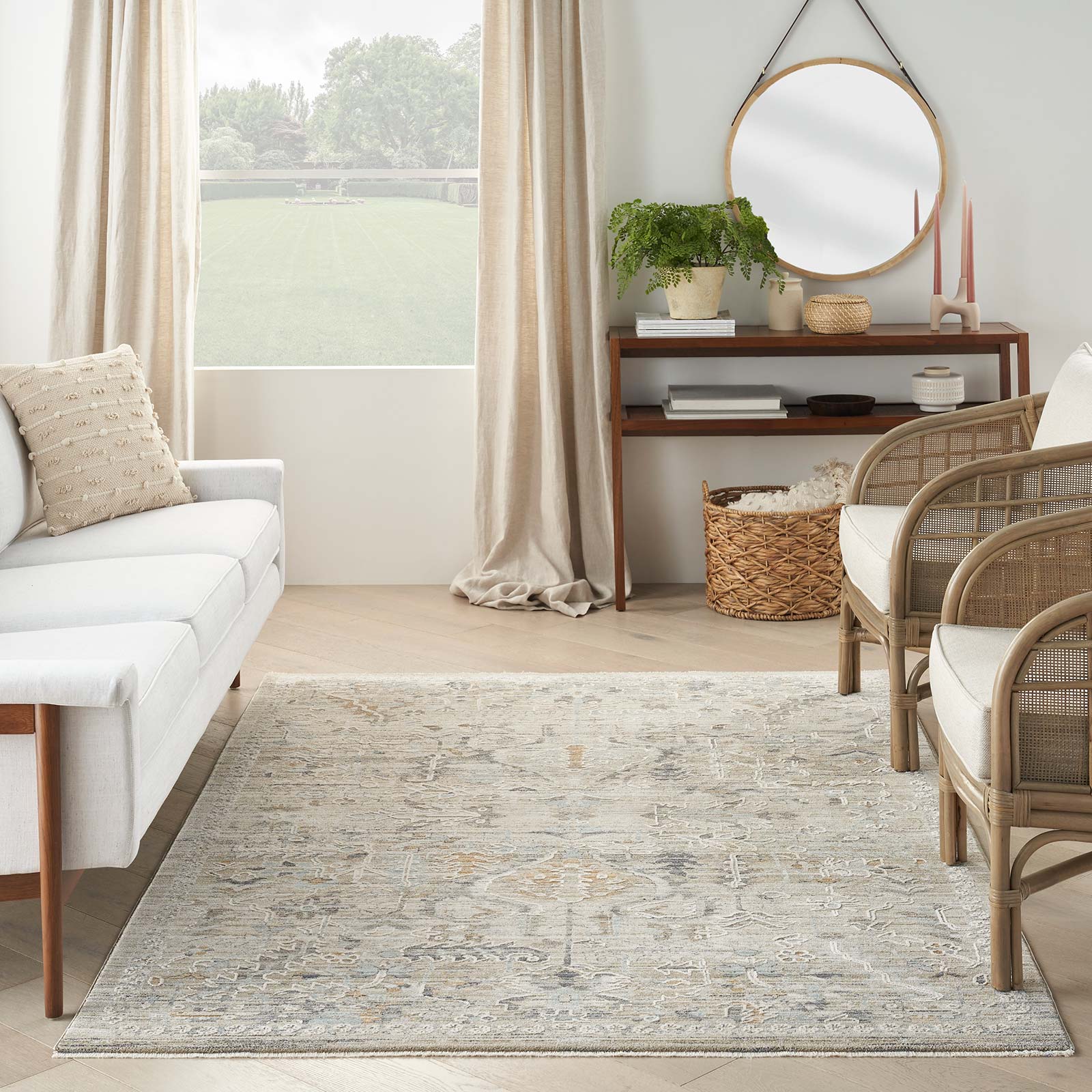 Nourison tapete Lynx LNX02 IVTAU IVORY TAUPE 5x8 099446083227 interior 3