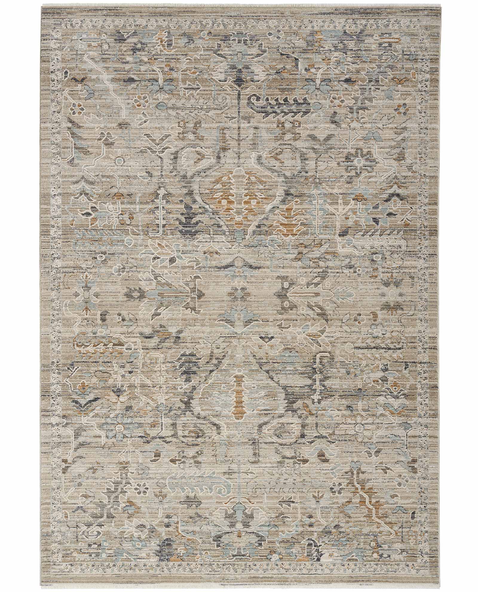 Nourison tapete Lynx LNX02 IVTAU IVORY TAUPE 5x8 099446083227