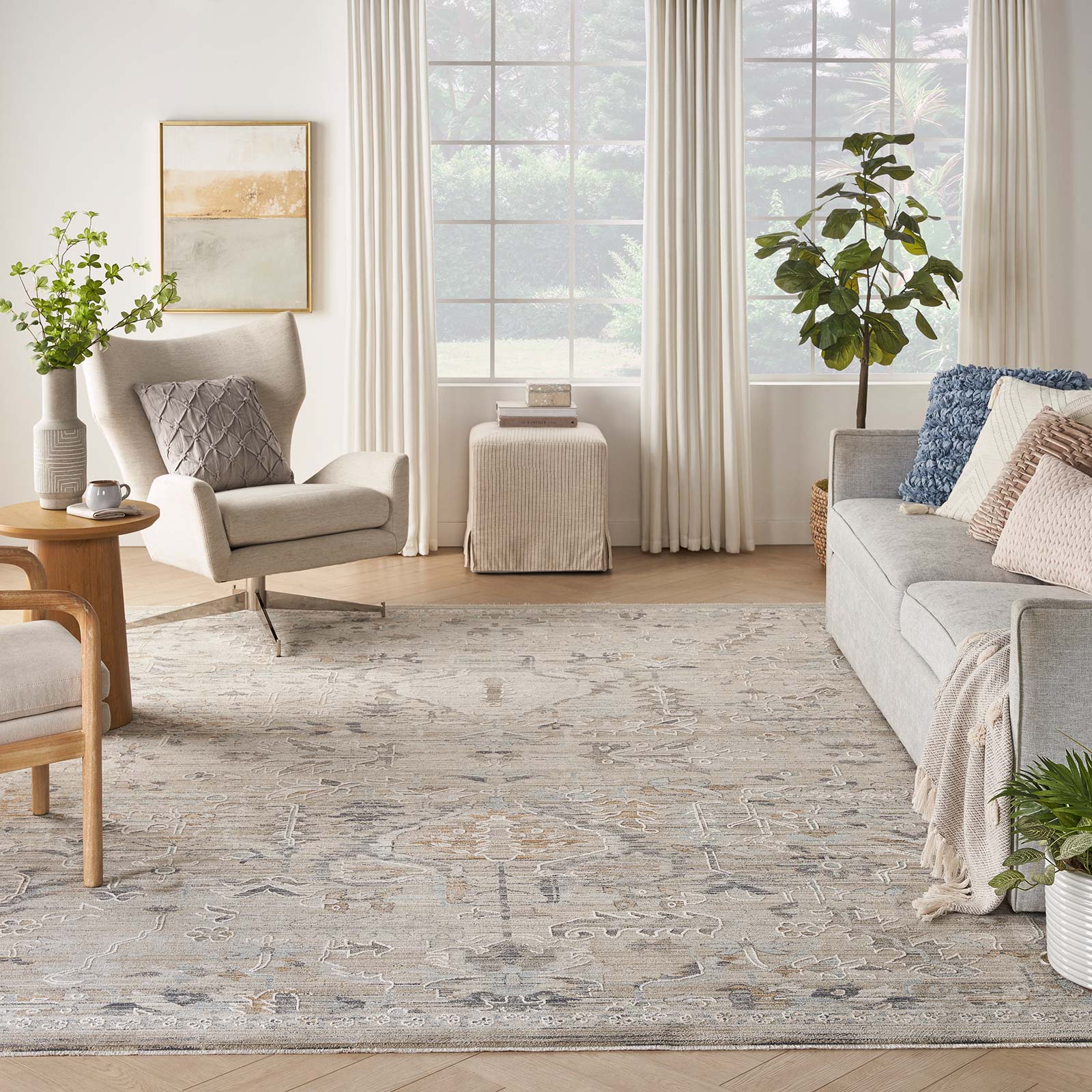 Nourison tapete Lynx LNX02 IVTAU IVORY TAUPE 9x11 099446083265 interior 3