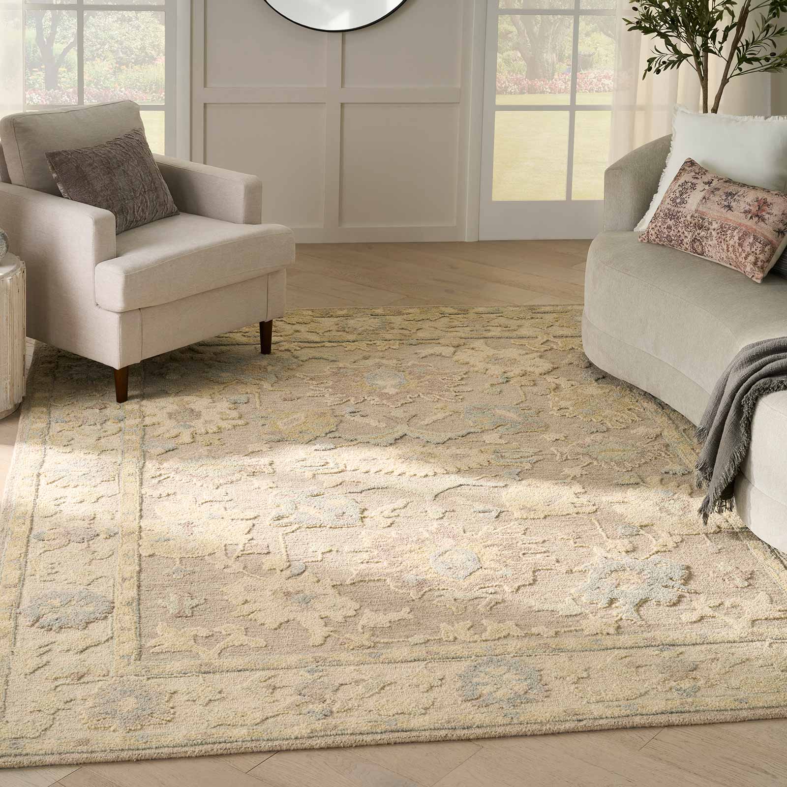 Nourison tapete Maison MSO01 TAUIV TAUPE IVORY 8x10 0841491129203 interior 1