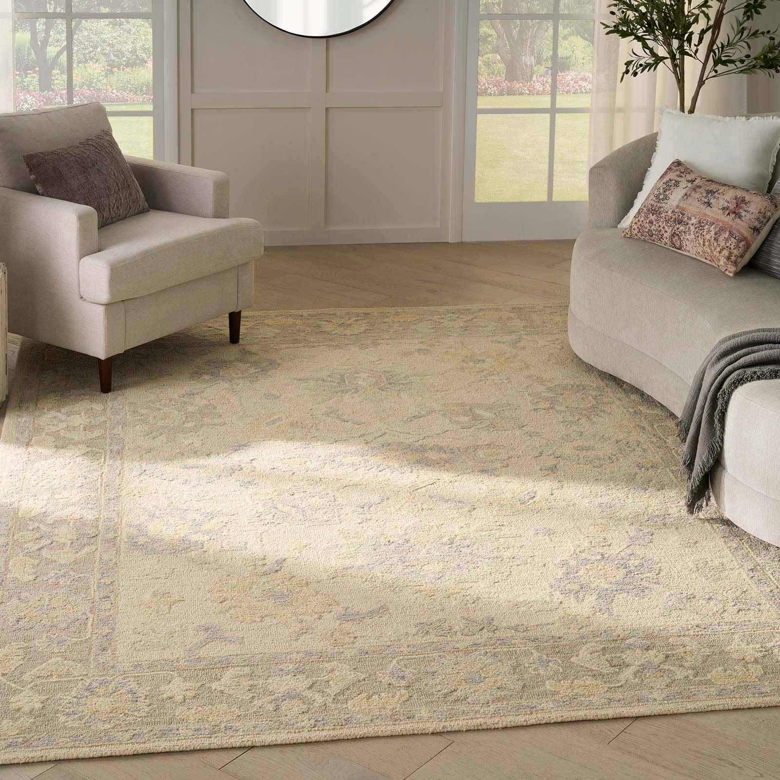 Nourison tapete Maison MSO04 IVTAU IVORY TAUPE 8x10 0841491129296 interior 1
