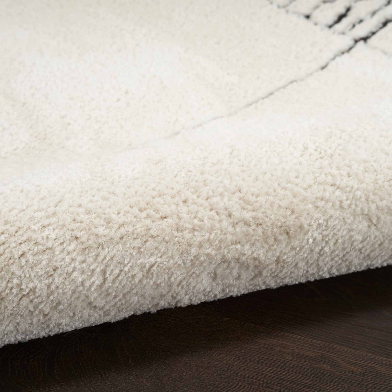 Nourison tapete Modern Comfort MNC02 IVBLK IVORY BLACK 5x7 099446902146 TX01