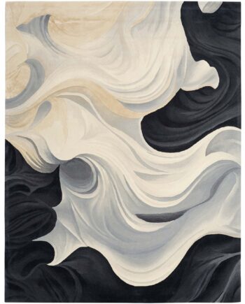 Nourison tapete Prismatic PRISM PRS41 IVBLK IVORY BLACK 8x10 0841491143711