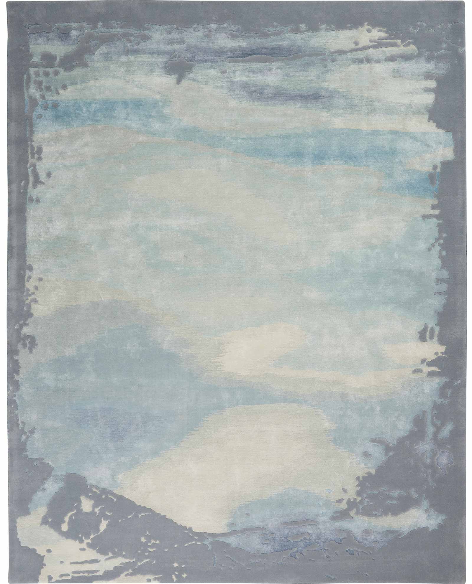 Nourison tapete Prismatic PRS19 SFMSL SEAFOAM SILVER 8X10 099446783349