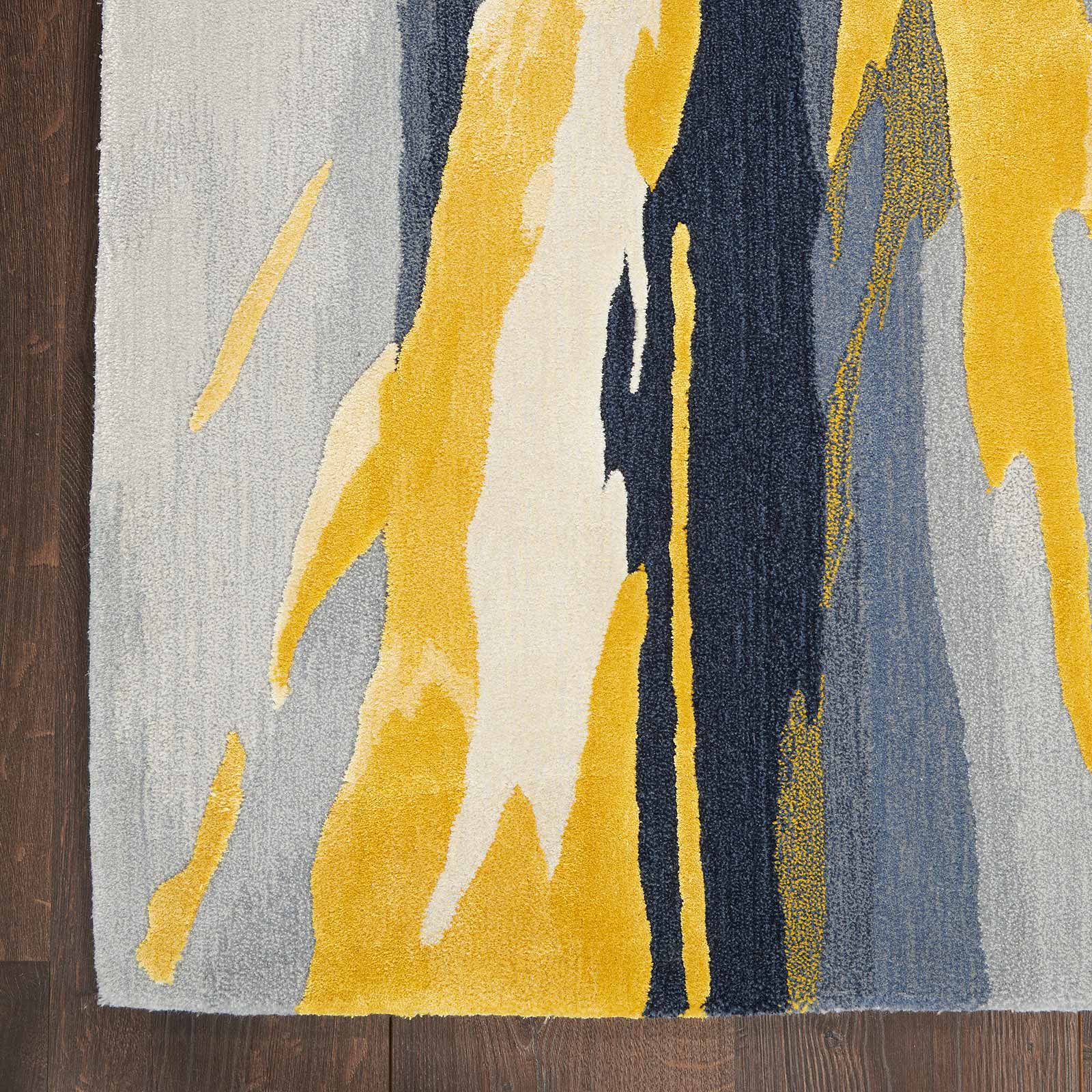 Nourison tapete Prismatic PRS24 GRYGD GREY GOLD 8X10 099446889522 CR