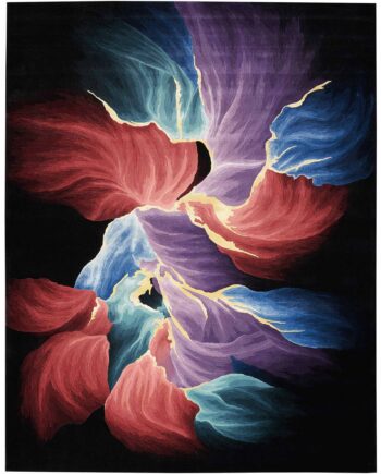 Nourison tapete Prismatic PRS34 BLACK 8X10 099446160546