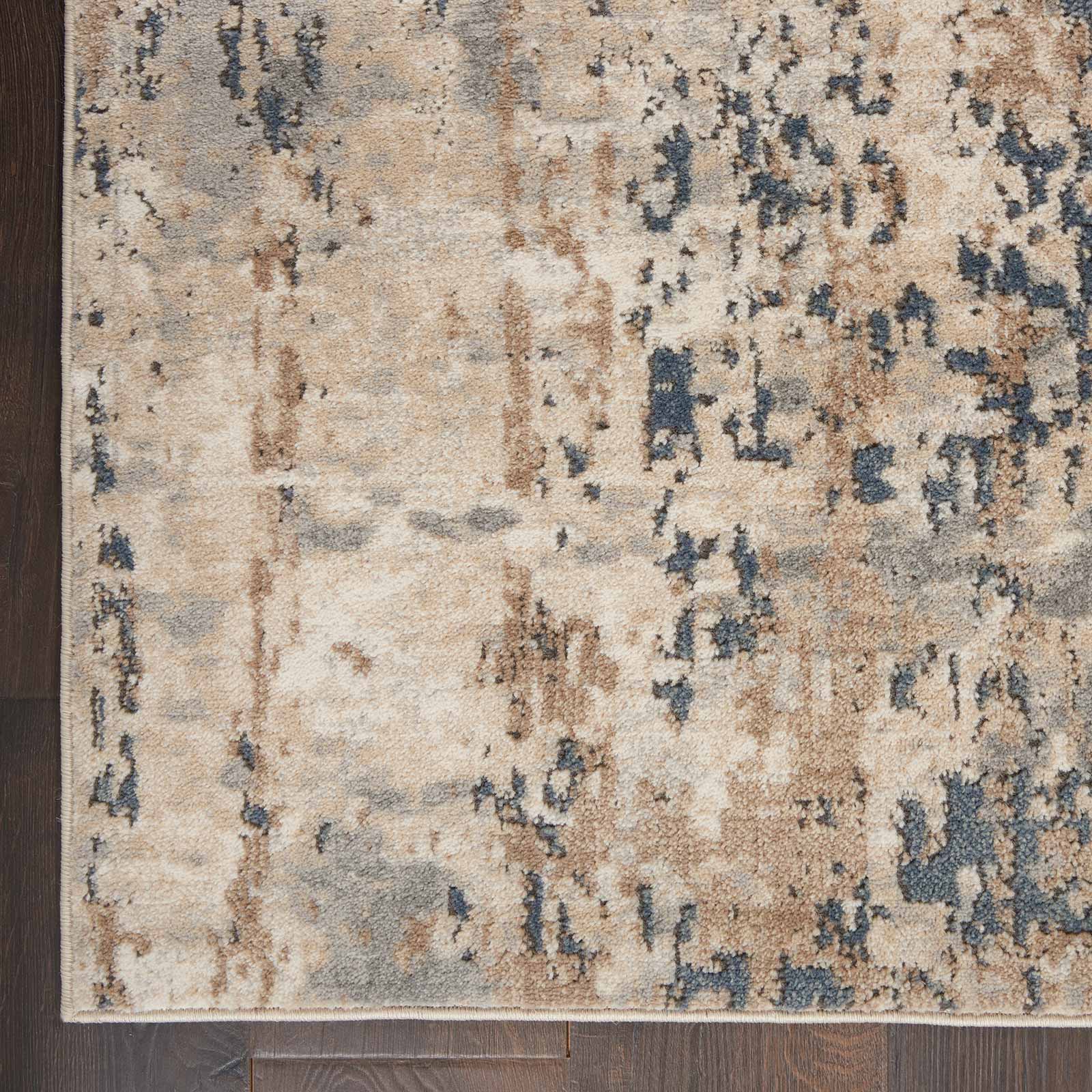 Nourison tapete Quarry QUA01 BGEGY BEIGE GREY 5x7 099446746122 CR