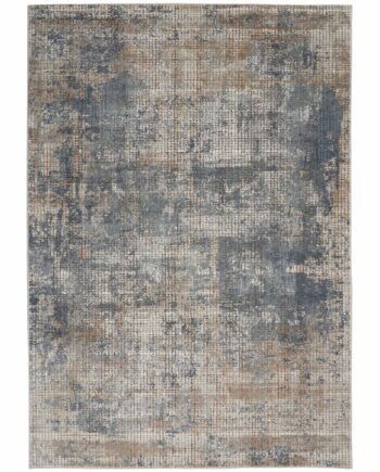 Nourison tapete Quarry QUA02 BLBGE BLUE BEIGE 5x7 099446746207