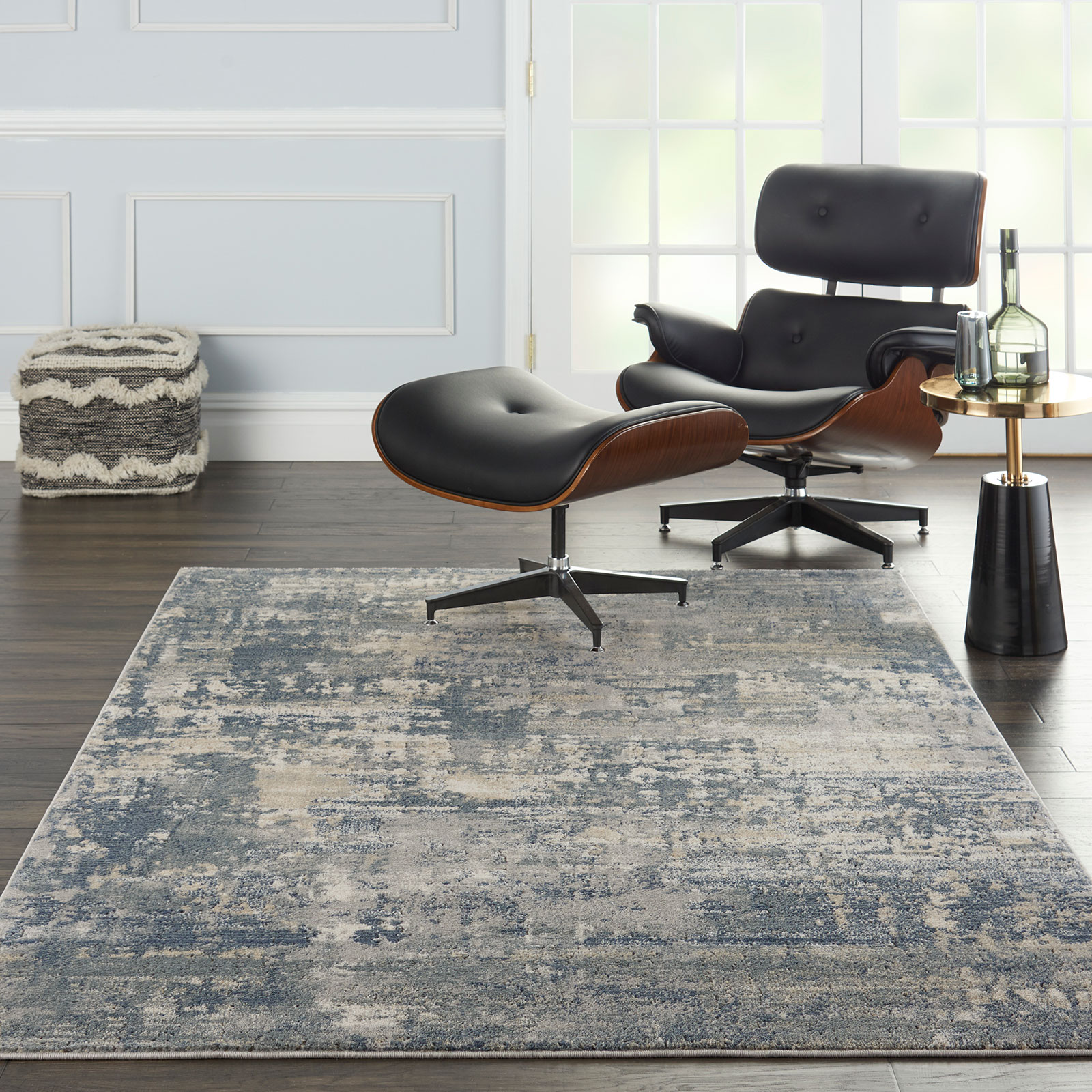 Nourison tapete Quarry QUA04 GRYBG GREY BEIGE 5x7 099446746221 interior 1
