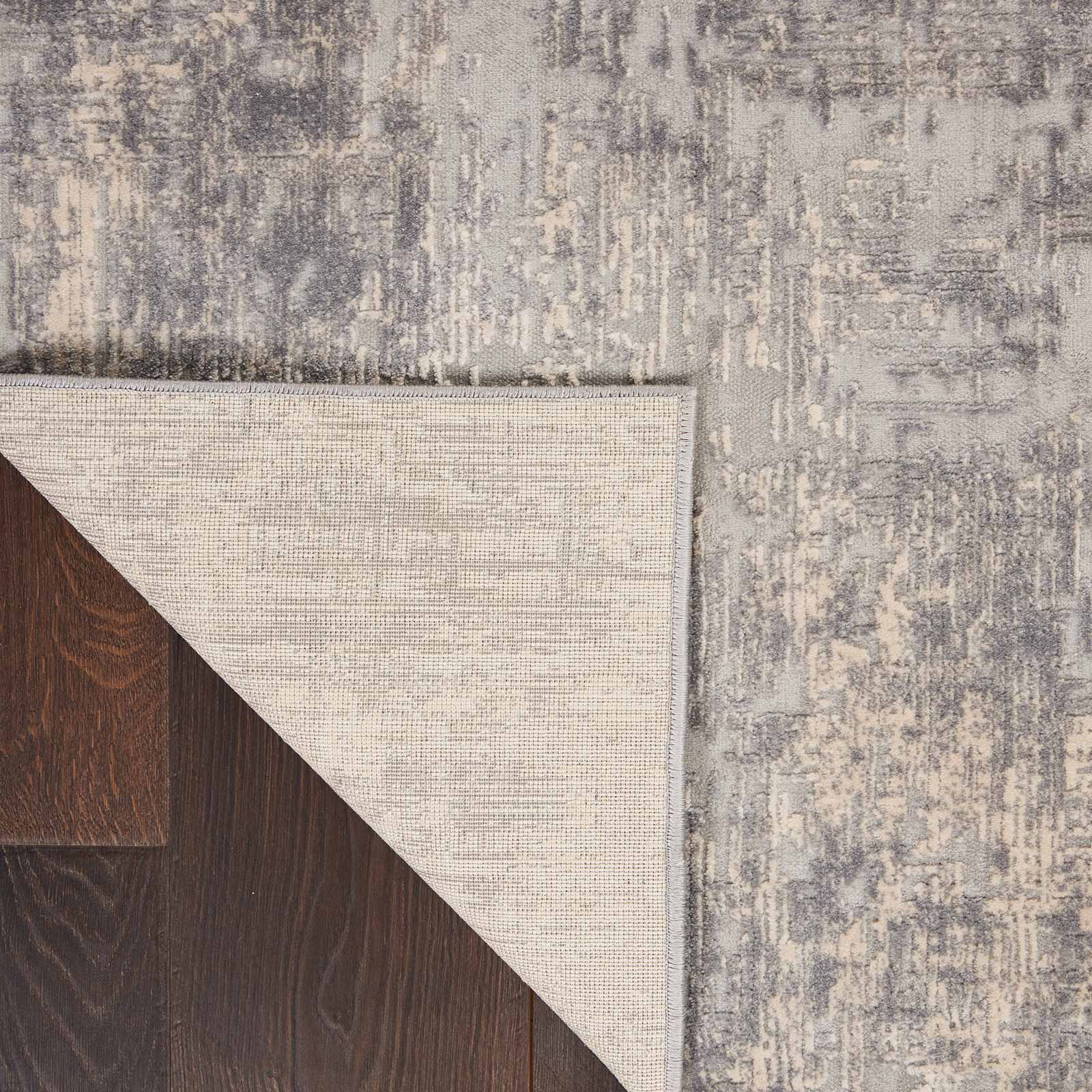 Nourison tapete Rustic Textures RUS01 IVSIL IVORY SILVER 5X7 099446476135 CRB C