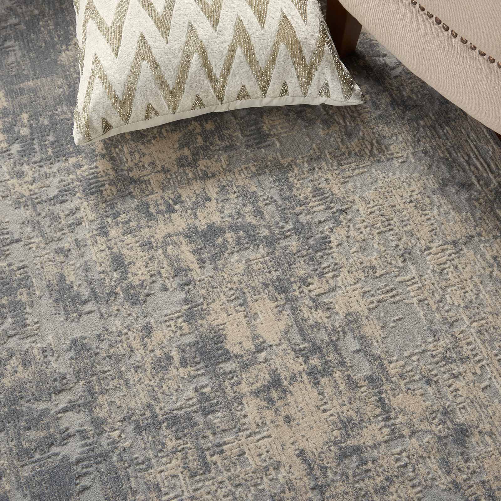 Nourison tapete Rustic Textures RUS01 IVSIL IVORY SILVER 5X7 099446476135 interior 2 C