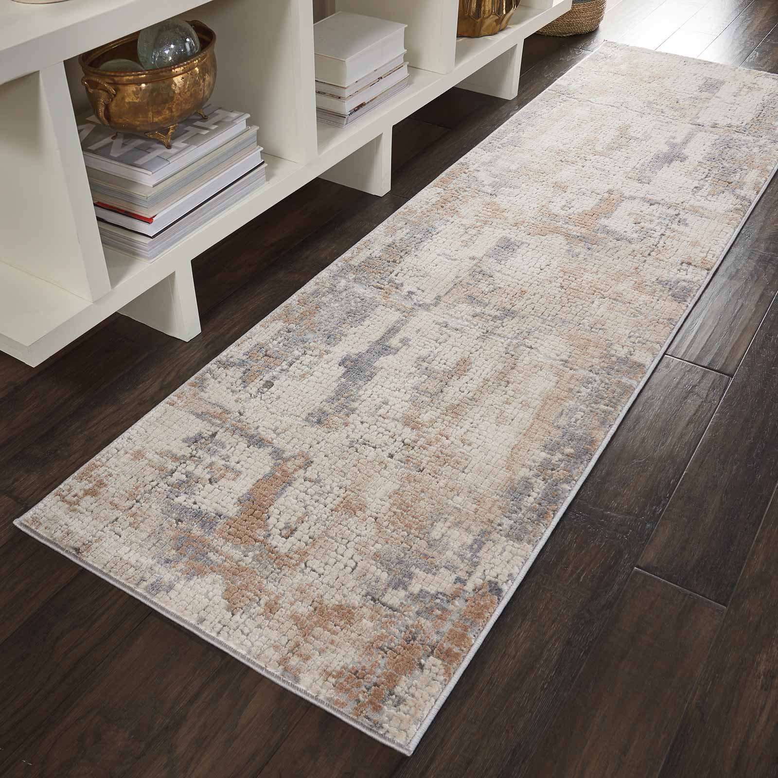Nourison tapete Rustic Textures RUS06 BGEGY BEIGE GREY 2x8 099446462169 interior 1 C