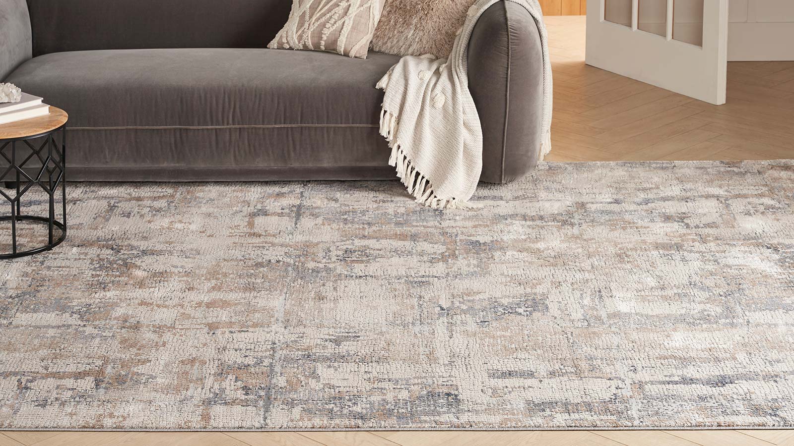 Nourison tapete Rustic Textures RUS06 BGEGY BEIGE GREY 8x11 099446462251 102323 8978 16X9