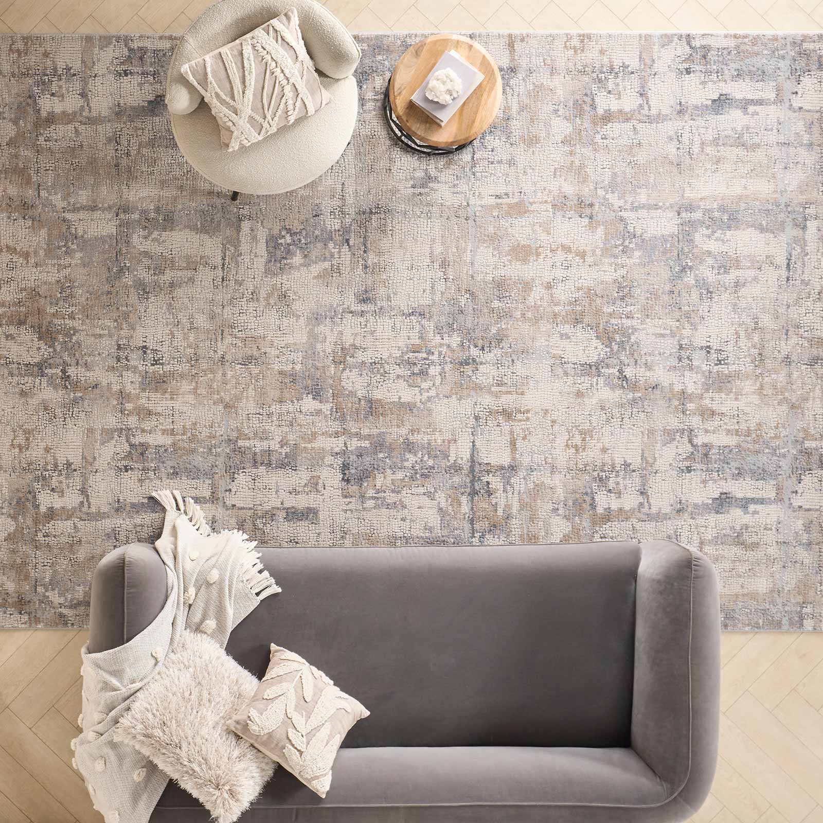 Nourison tapete Rustic Textures RUS06 BGEGY BEIGE GREY 8x11 099446462251 interior 4