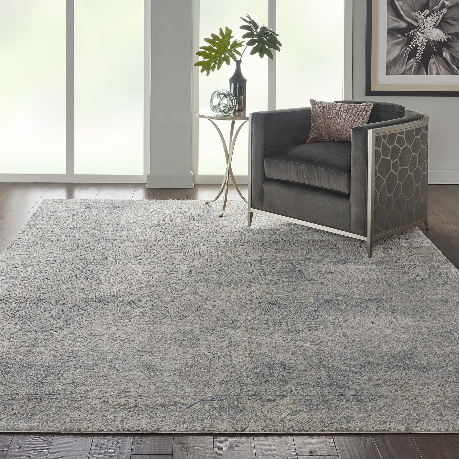 Nourison tapete Rustic Textures RUS09 IVLTB IVORY LIGHT BLUE 8x11 099446496447 interior 1