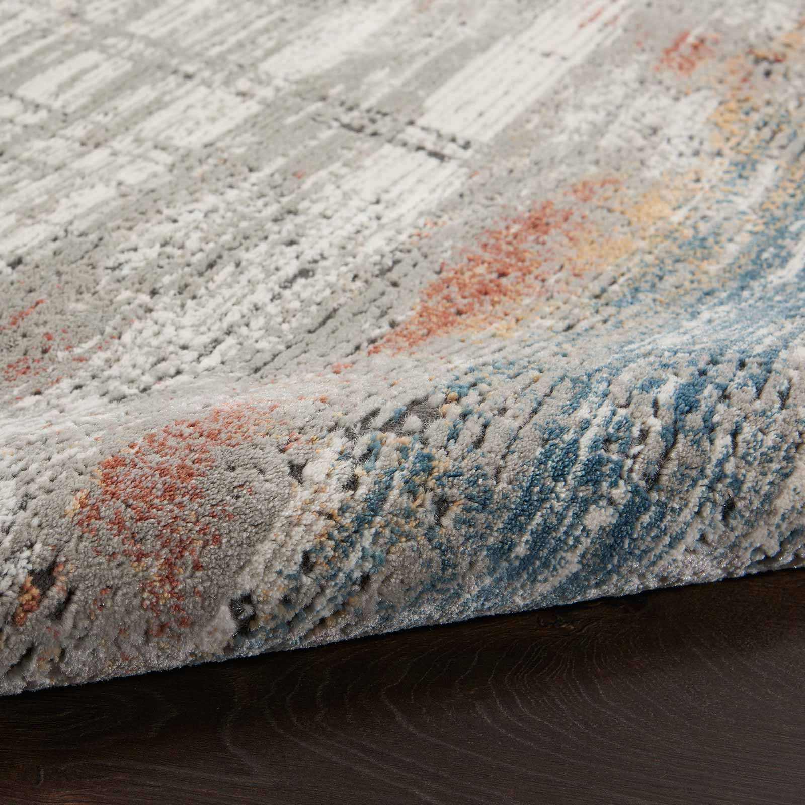 Nourison tapete Rustic Textures RUS12 GRYMT GREY MULTICOLOR 5X7 099446799128 TX01