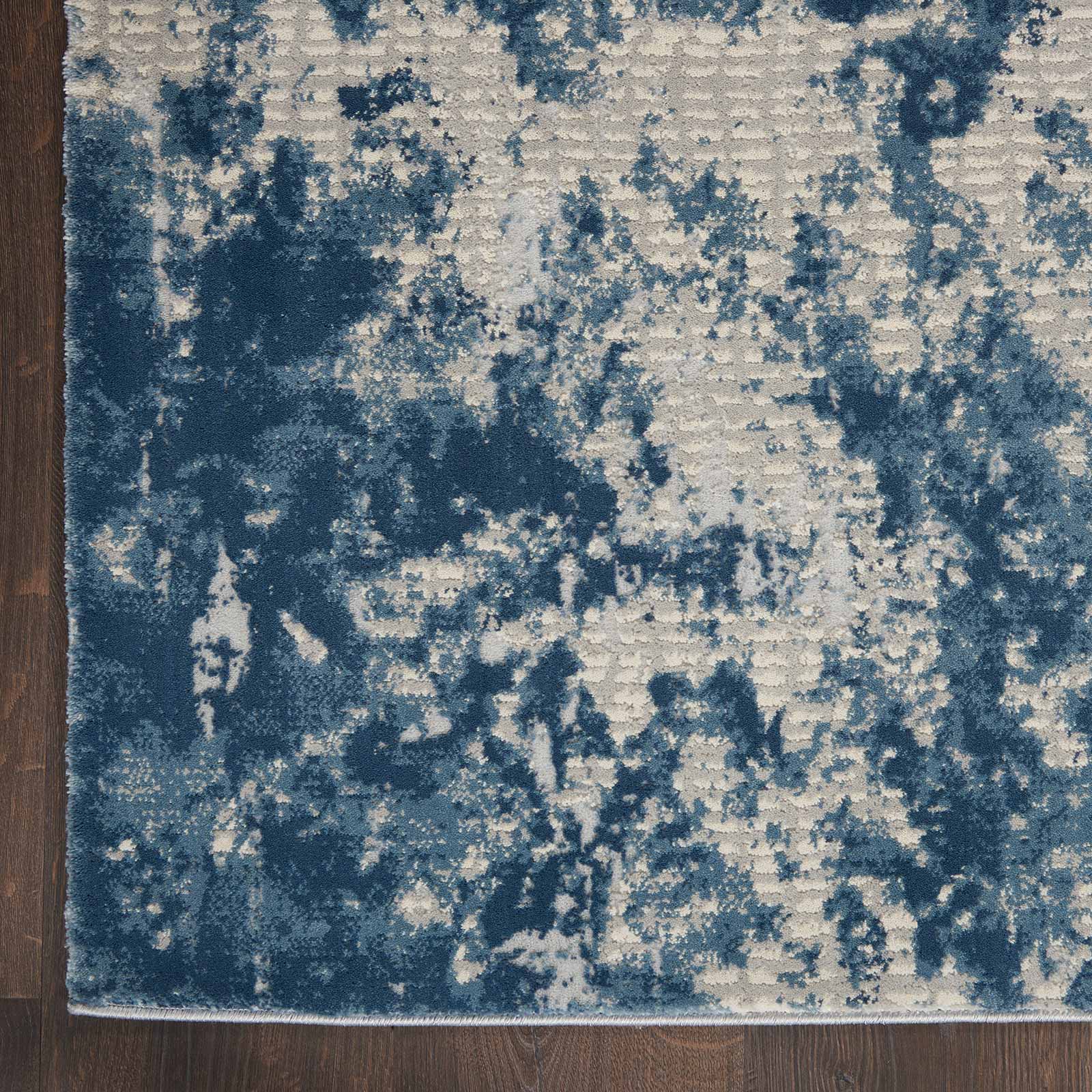 Nourison tapete Rustic Textures RUS16 GRYBL GREY BLUE 5X7 099446799579 CR