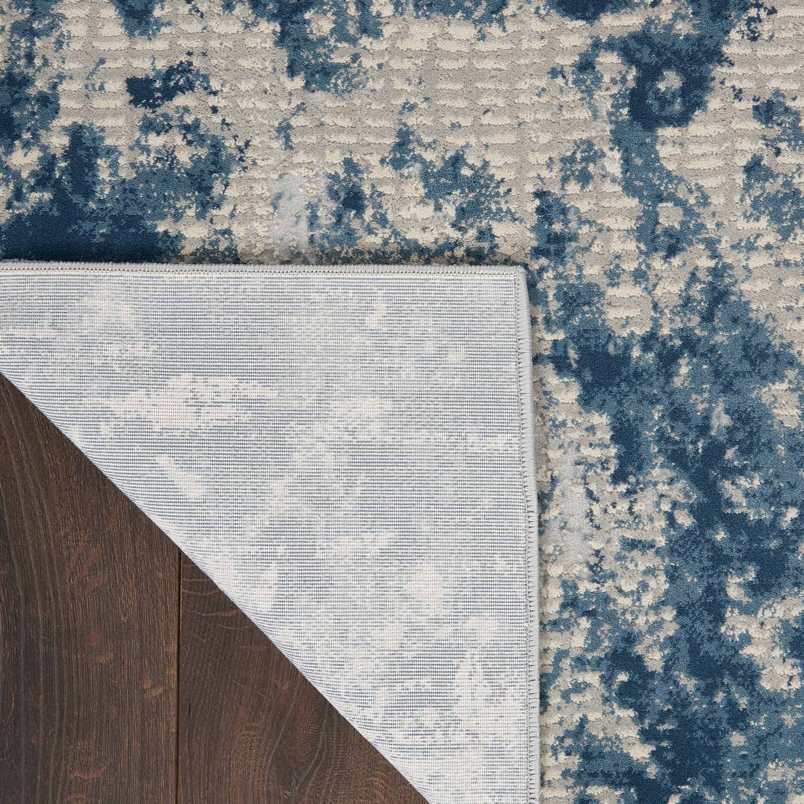Nourison tapete Rustic Textures RUS16 GRYBL GREY BLUE 5X7 099446799579 CRB