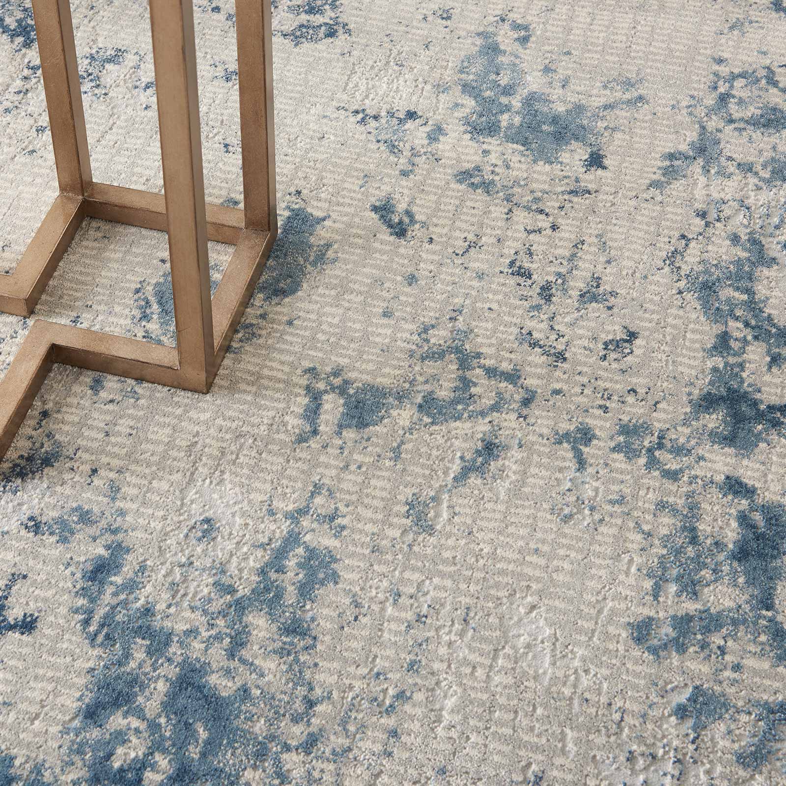 Nourison tapete Rustic Textures RUS16 GRYBL GREY BLUE 5X7 099446799579 interior 2