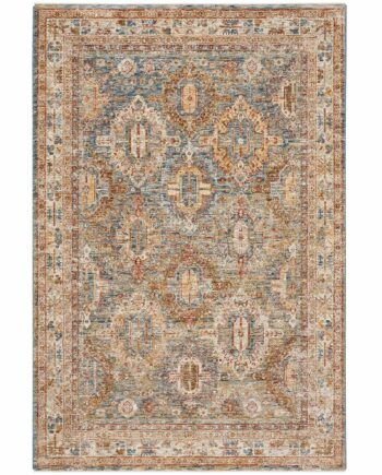 Nourison tapete Sahar SHR01 BLUE 5x8 099446024930