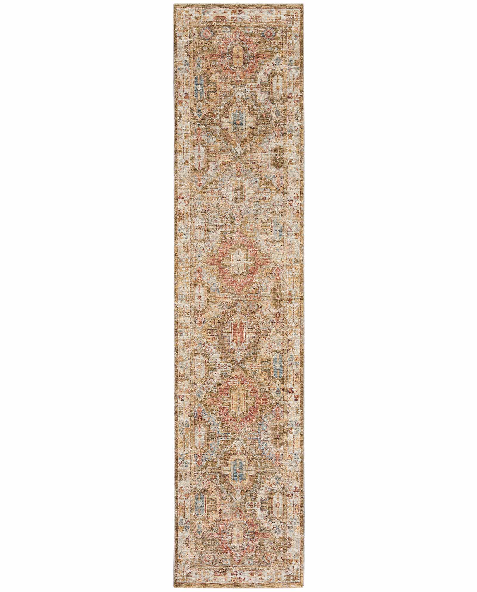 Nourison tapete Sahar SHR01 GREEN 2x10 099446022486