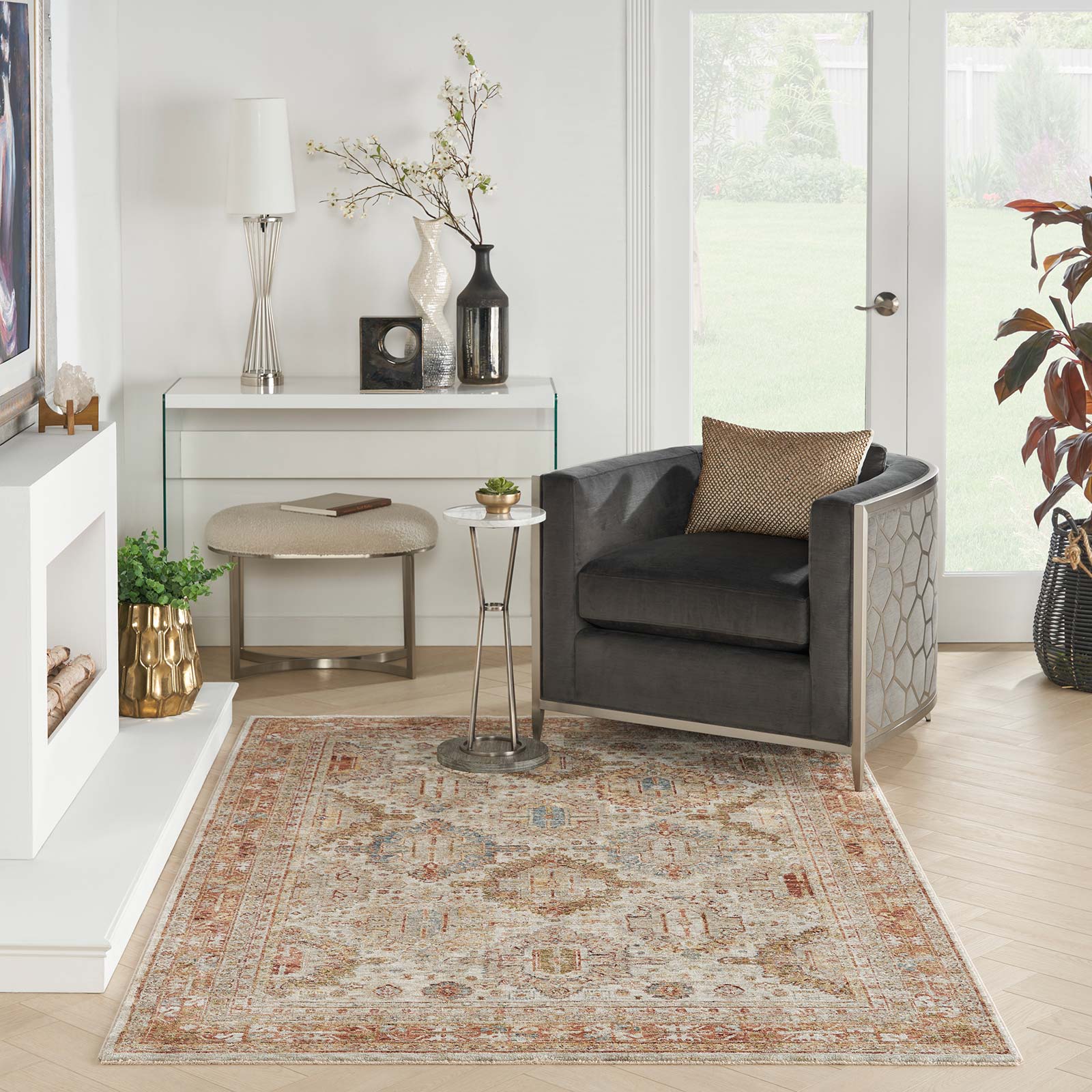 Nourison tapete Sahar SHR01 IVMTC IVORY MULTICOLOR 5x8 099446024985 interior 3