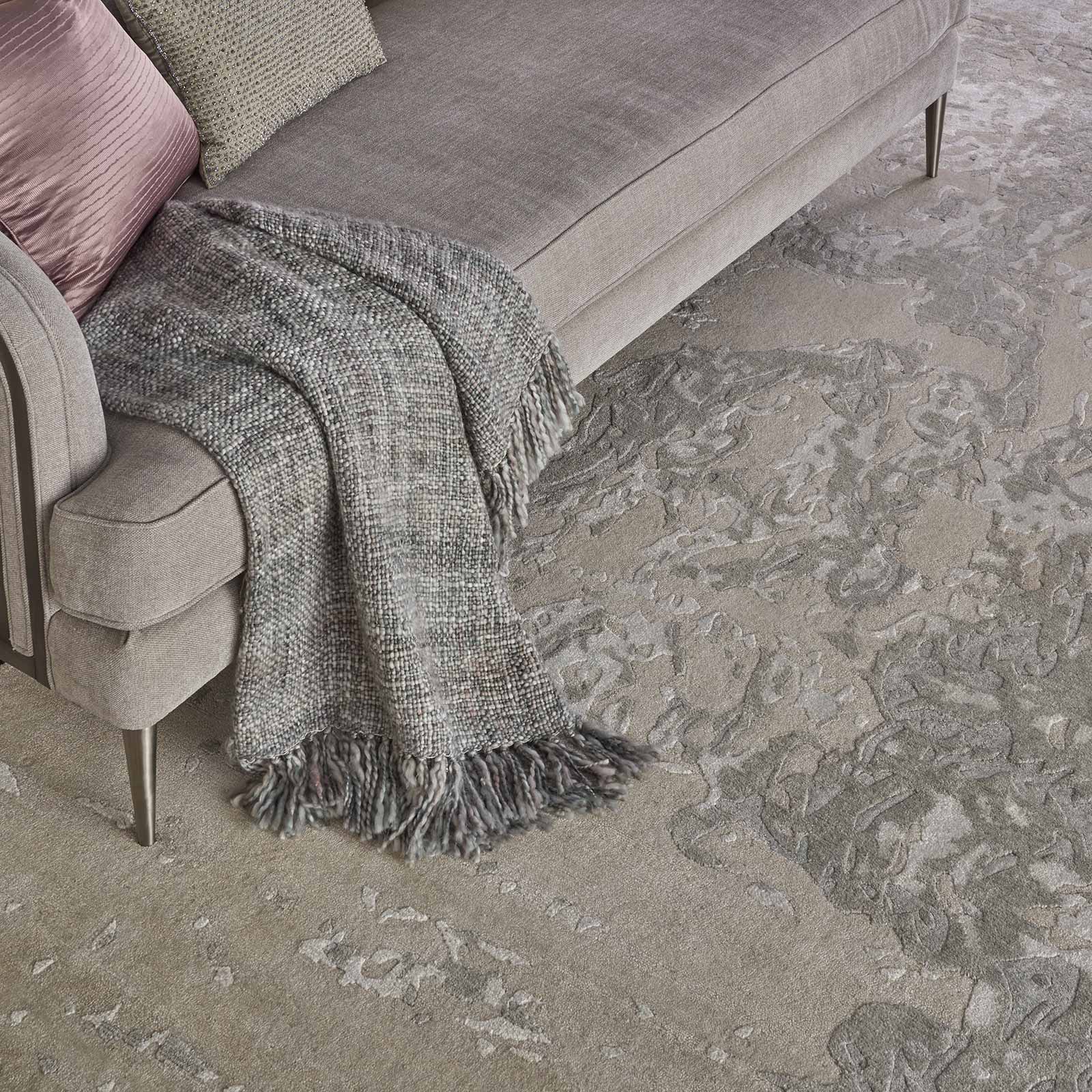 Nourison tapete Silk Shadows SHA17 SAND 9X12 099446451057 interior 2 C
