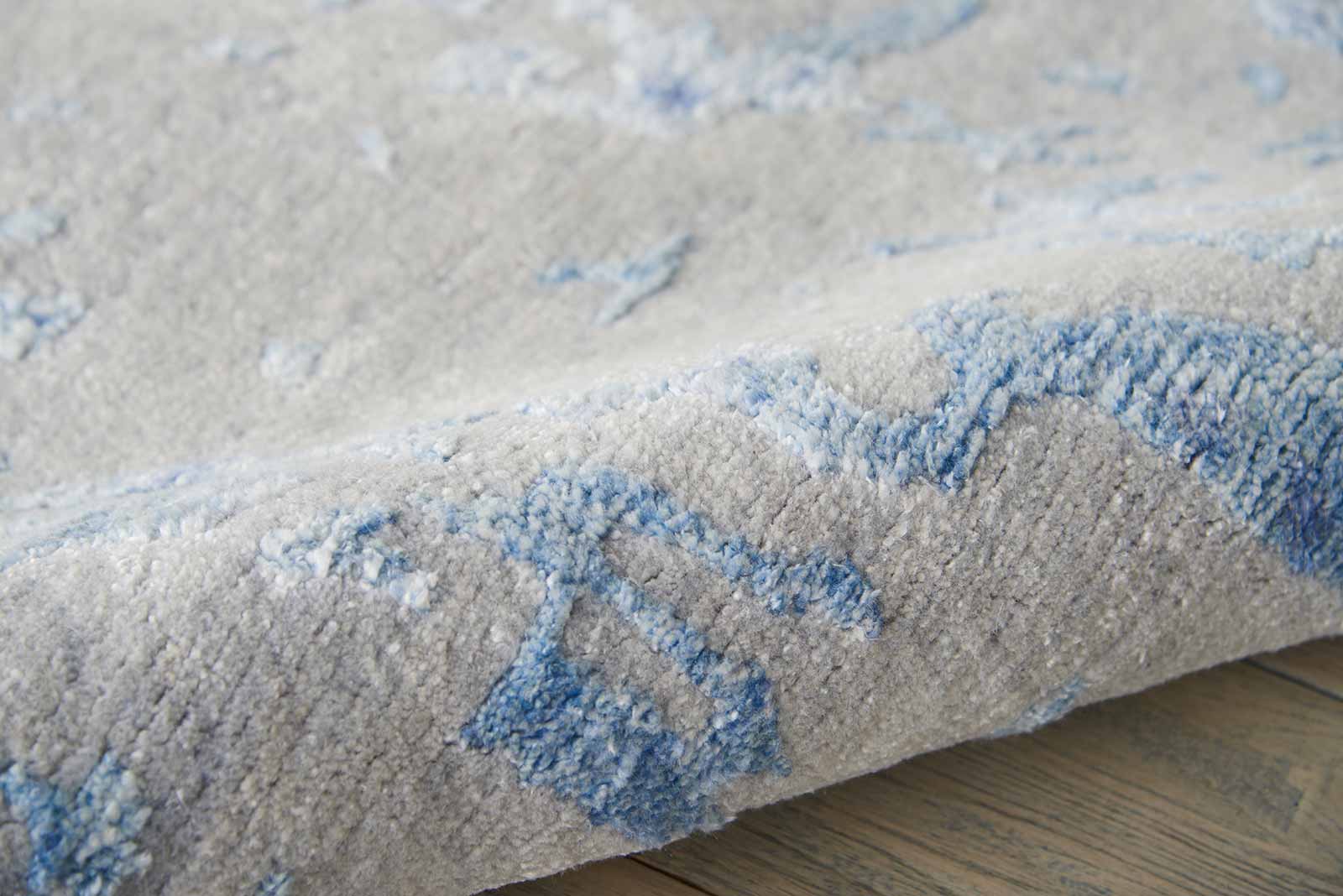 Nourison tapete Silk Shadows SHA18 GRYBL 8x10 099446451118 TX01
