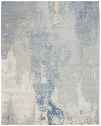 Nourison tapete Silk Shadows SHA21 BLUSK BLUE SKY 8X10 099446020628