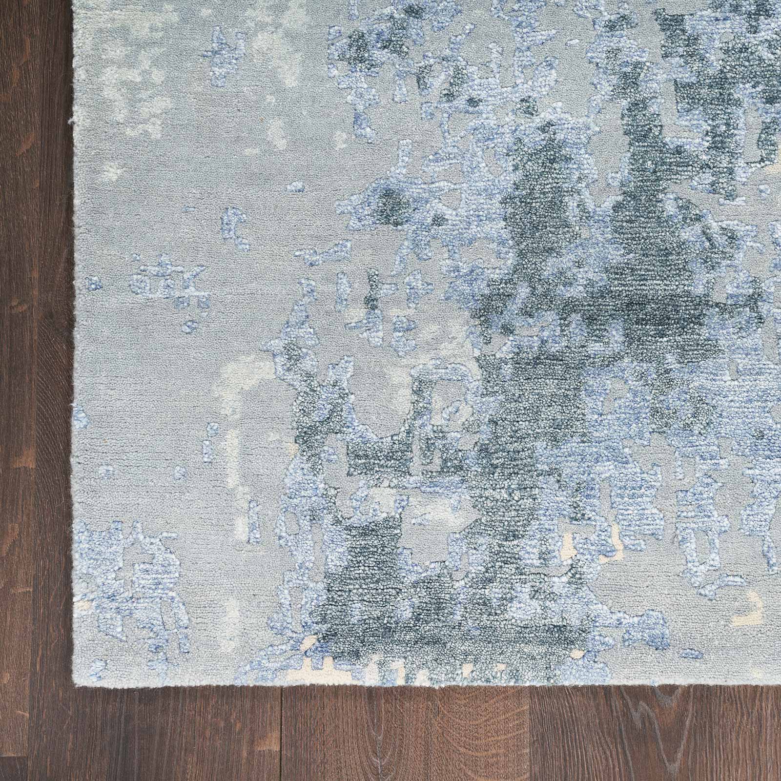 Nourison tapete Silk Shadows SHA21 BLUSK BLUE SKY 8X10 099446020628 CR