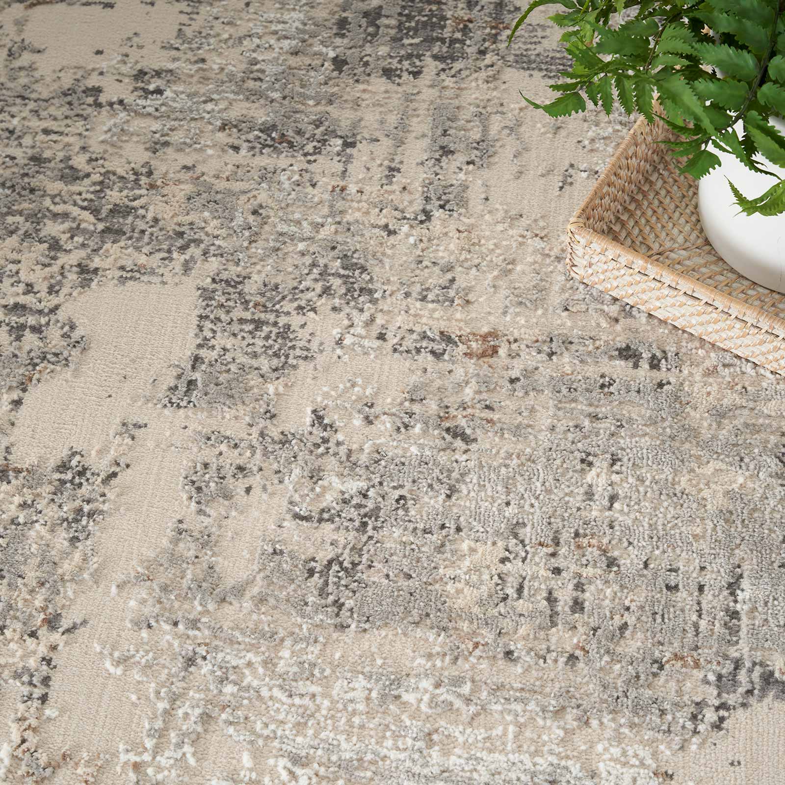 Nourison tapete Sustainable Trends SUT04 BGEGY BEIGE GREY 5x7 099446954305 interior 2