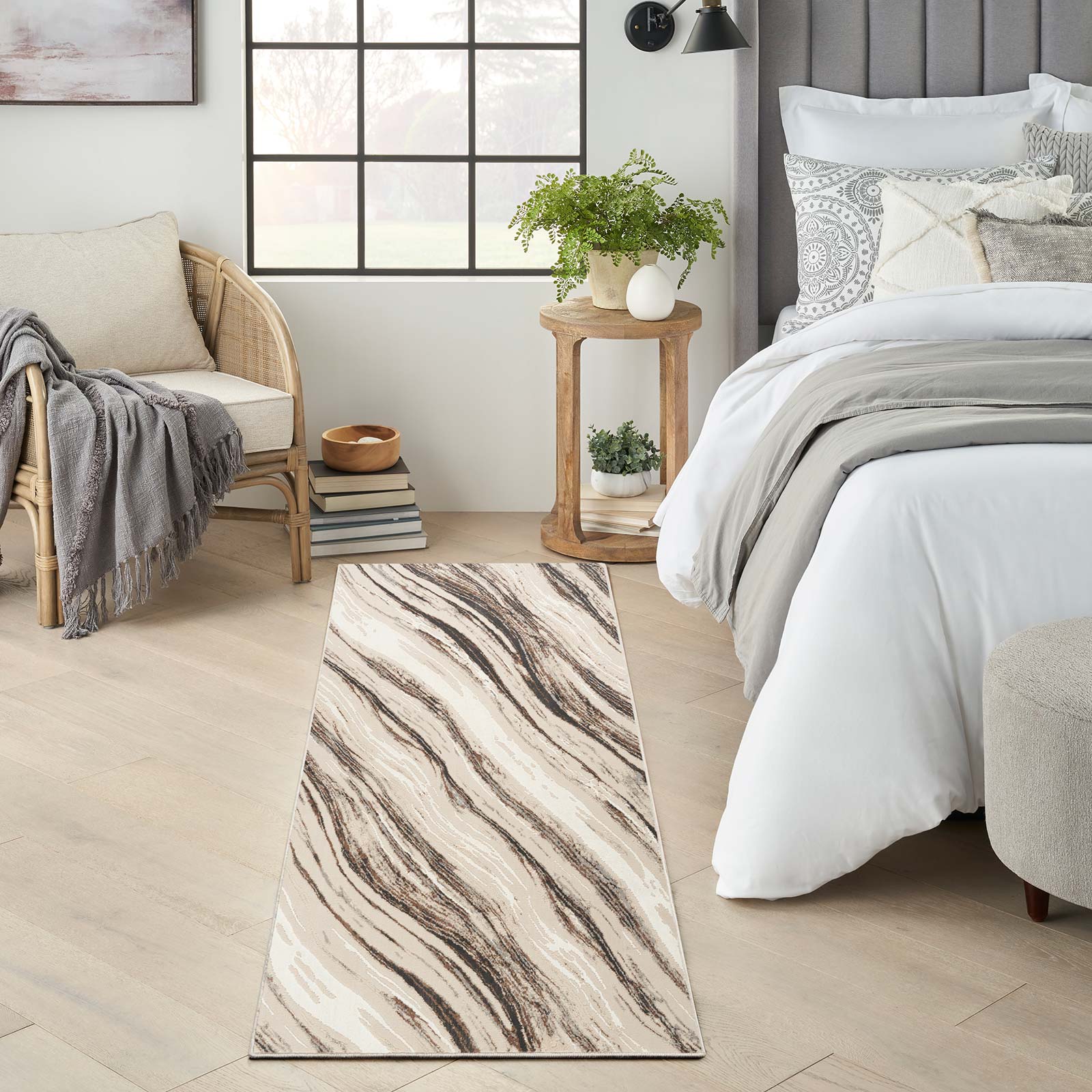 Nourison tapete Sustainable Trends SUT05 BGEGY BEIGE GREY 2x8 099446954343 interior 1