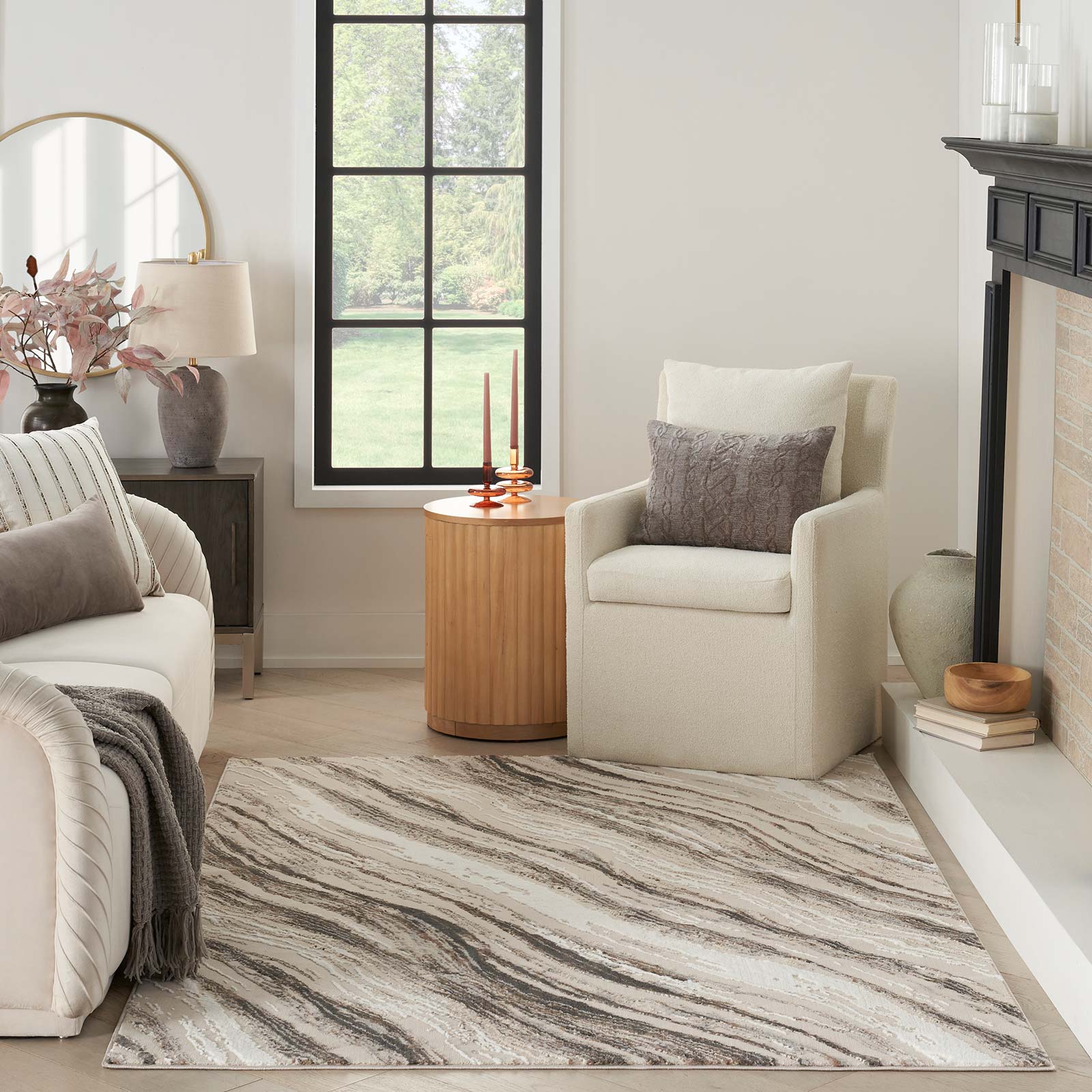 Nourison tapete Sustainable Trends SUT05 BGEGY BEIGE GREY 5x7 099446954350 interior 3