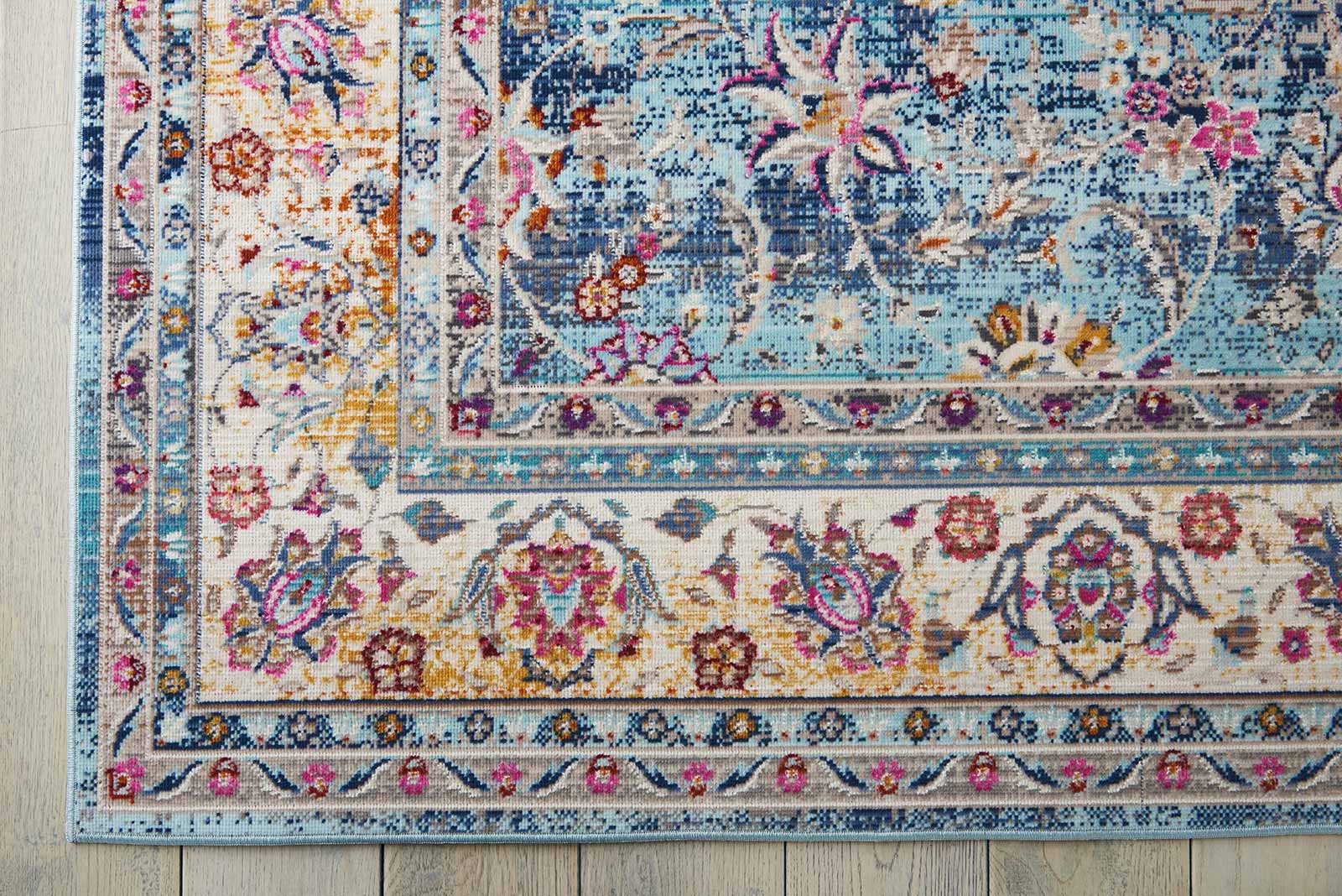 Nourison tapete Vintage Kashan VKA01 BLUE 5x7 099446454997 CR01