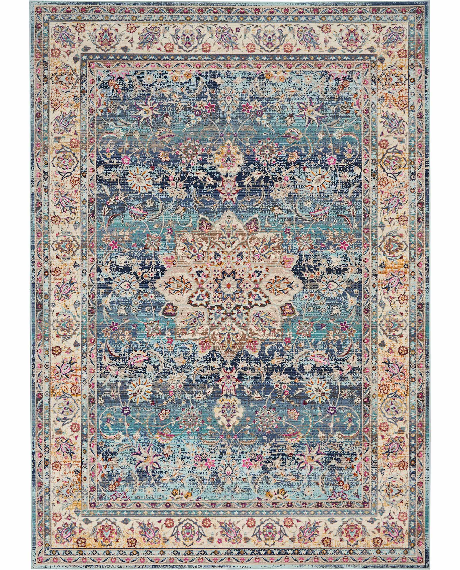 Nourison tapete Vintage Kashan VKA01 BLUE 5x7 099446454997 MAIN