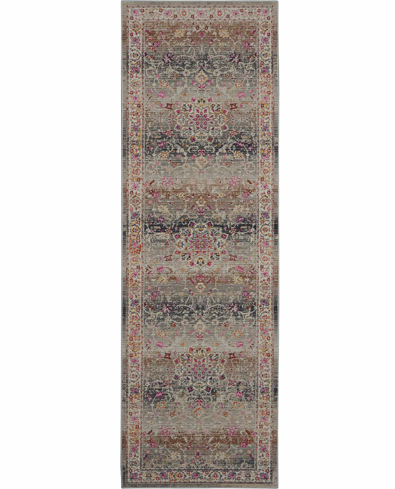 Nourison tapete Vintage Kashan VKA01 GREY 2x8 099446455031 C