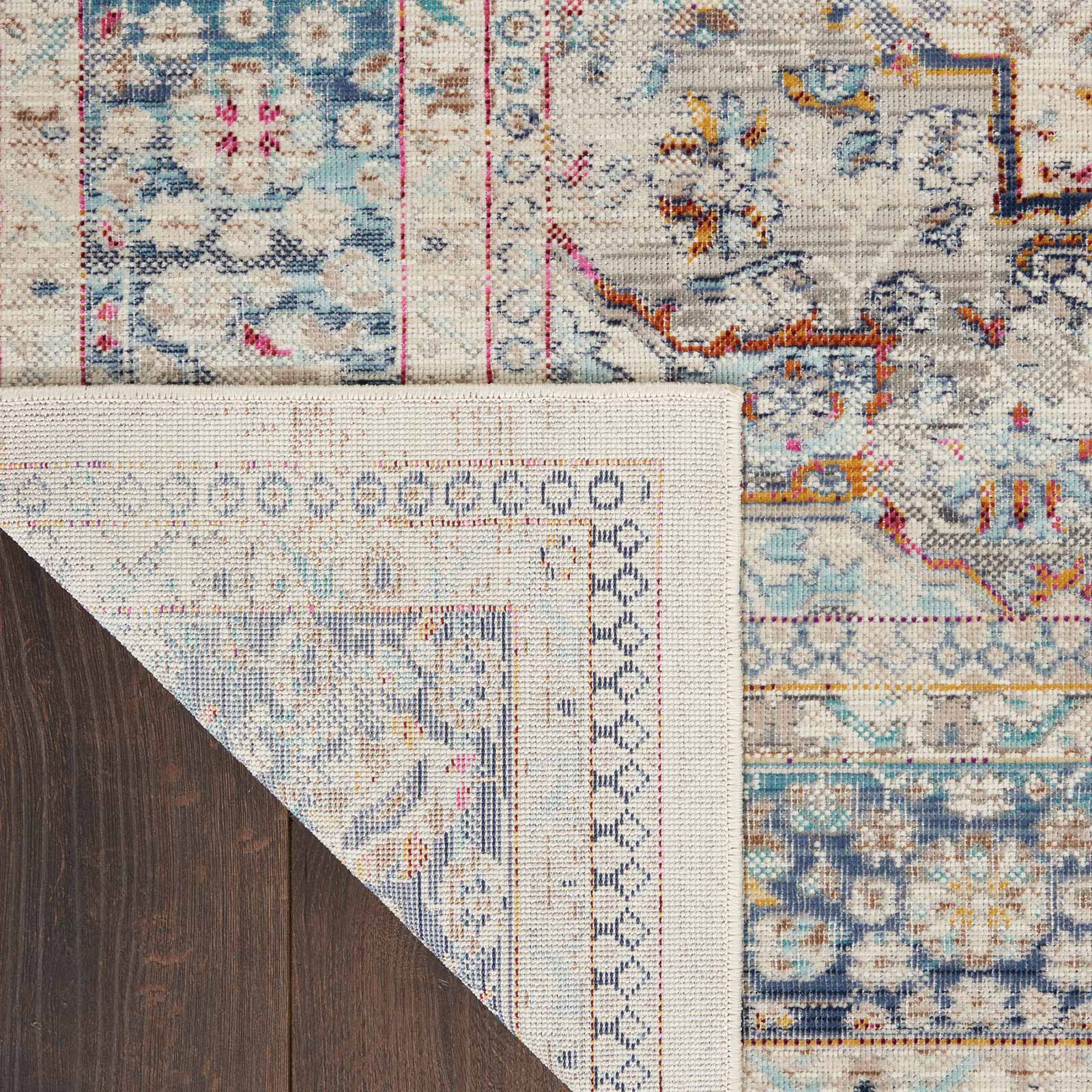 Nourison tapete Vintage Kashan VKA07 IVBLU IVORY BLUE 5X8 099446812094 CRB