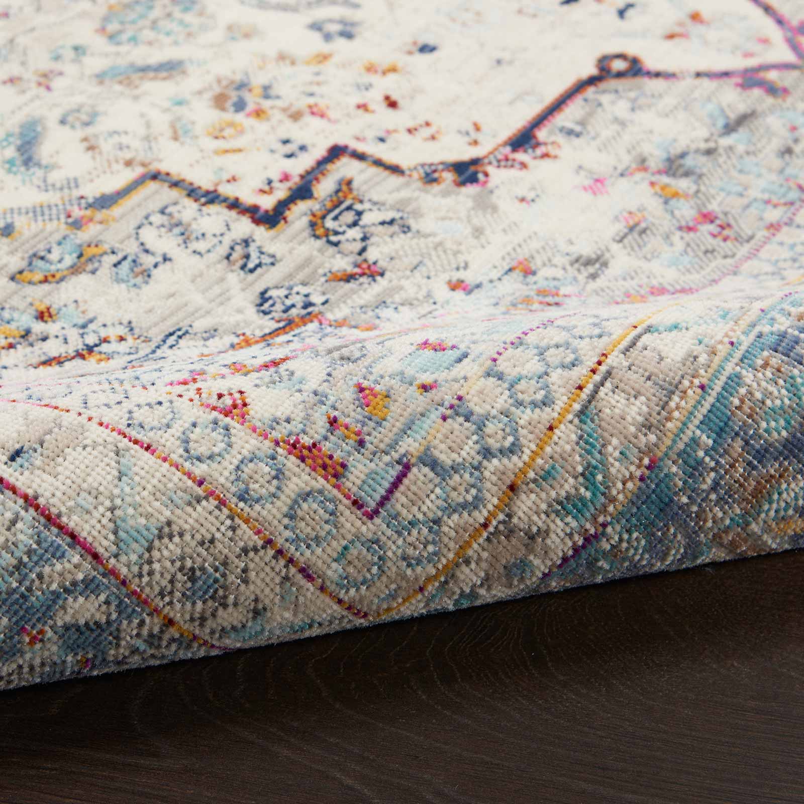 Nourison tapete Vintage Kashan VKA07 IVBLU IVORY BLUE 5X8 099446812094 TX01 Copy