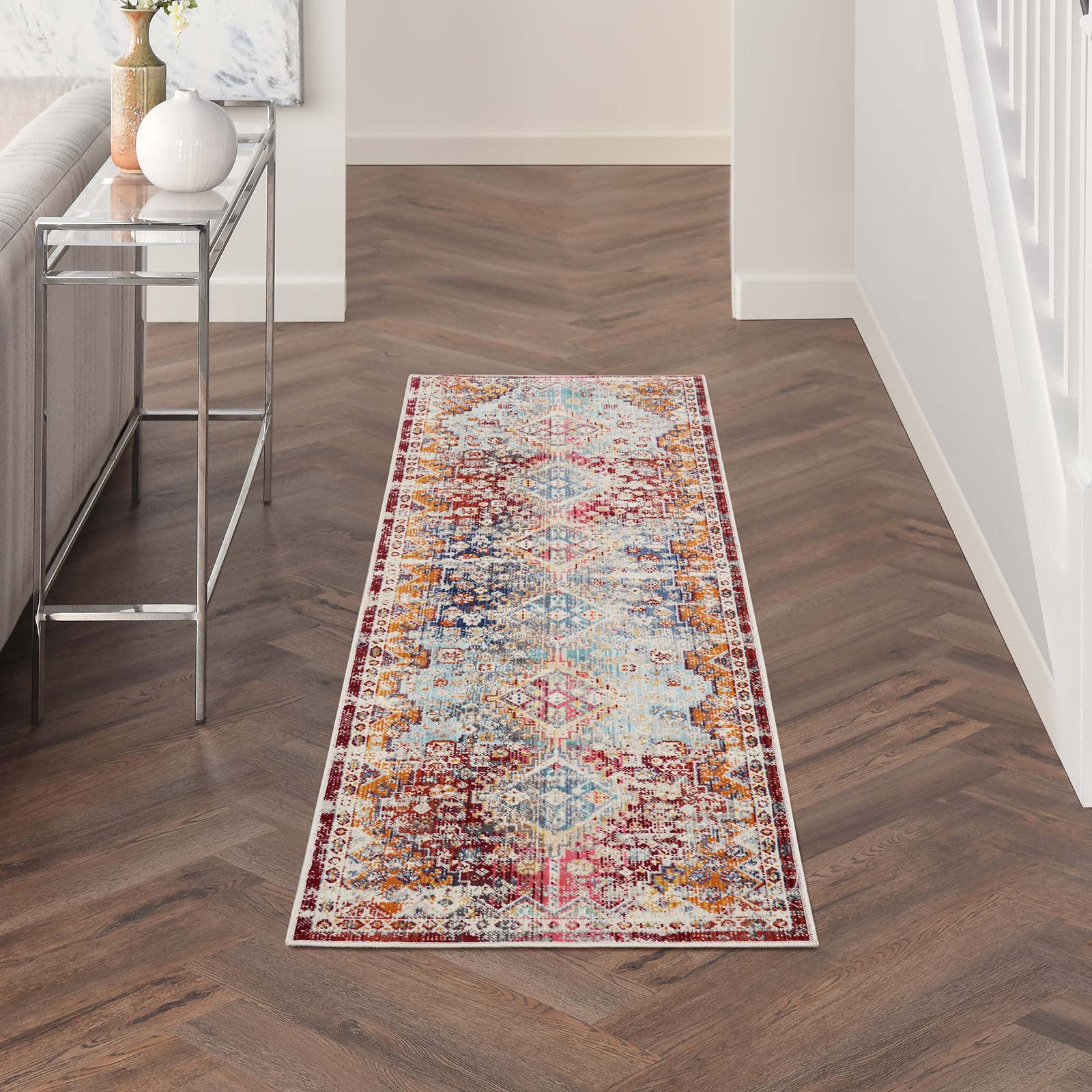 Nourison tapete Vintage Kashan VKA09 MULTI MULTICOLOR 2X8 099446852380 interior
