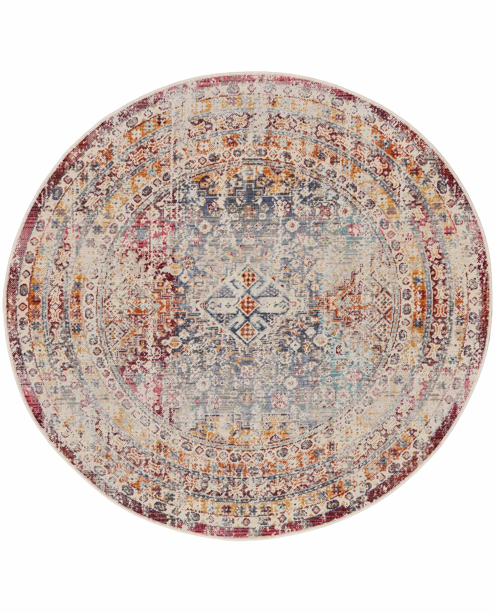 Nourison tapete Vintage Kashan VKA09 MULTI MULTICOLOR 6XRND 099446852458