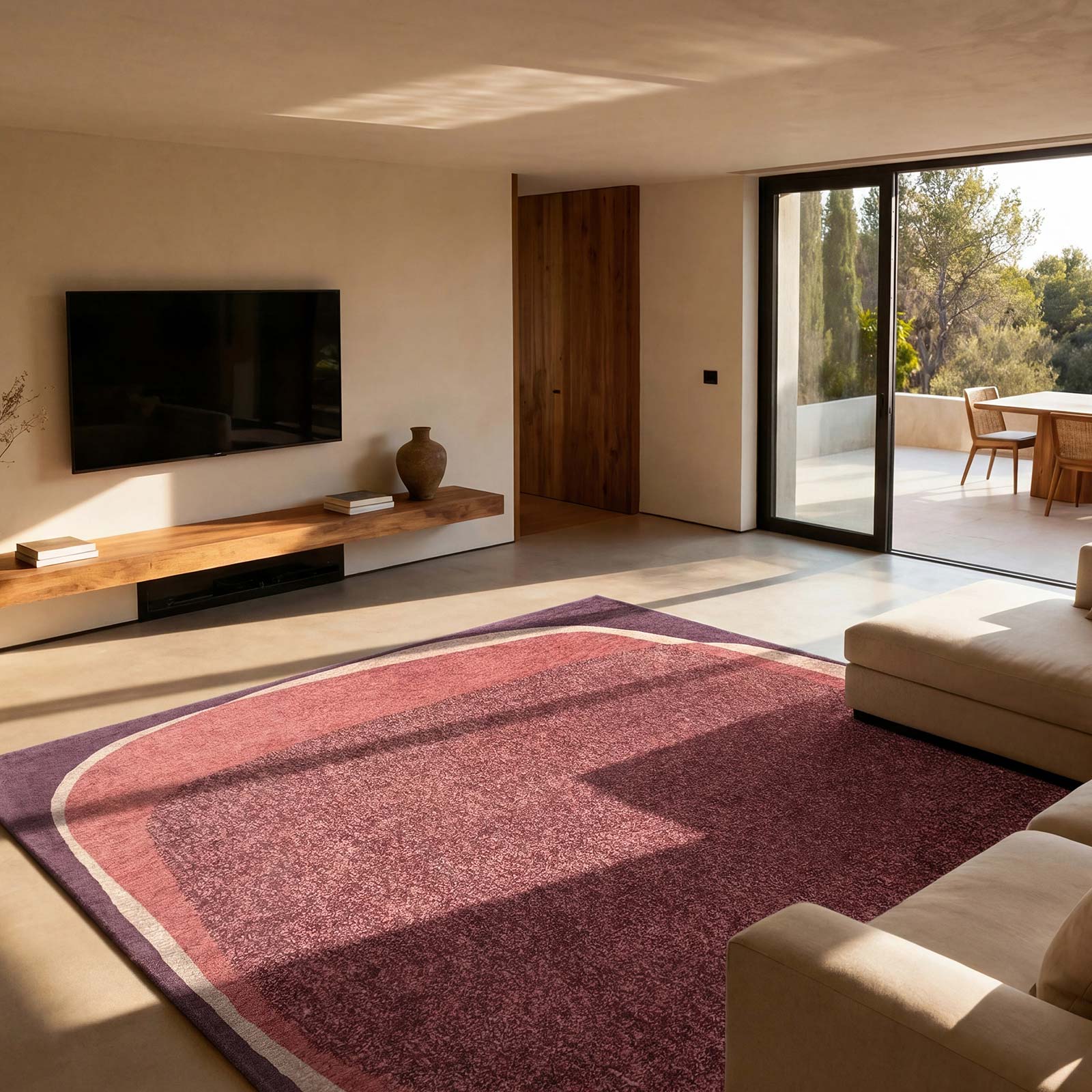 Louis De Poortere tapete Craft 2064 Marble Rosewood interior